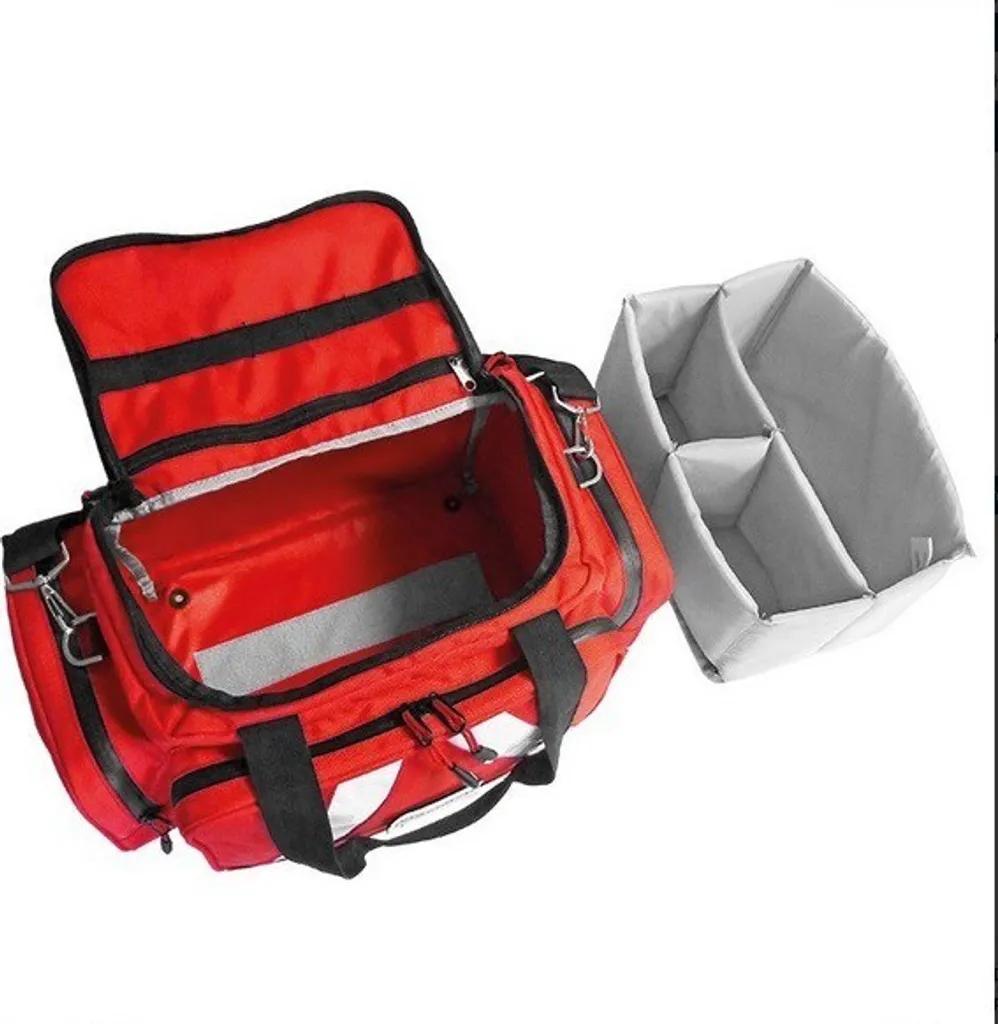 Petit sac de secours WasserStopp étanche et résistant coloris rouge vif