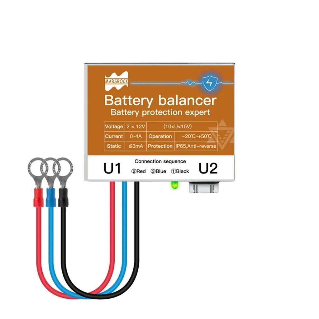 Équilibreur de batterie étanche IP65 et connecté Bluetooth or