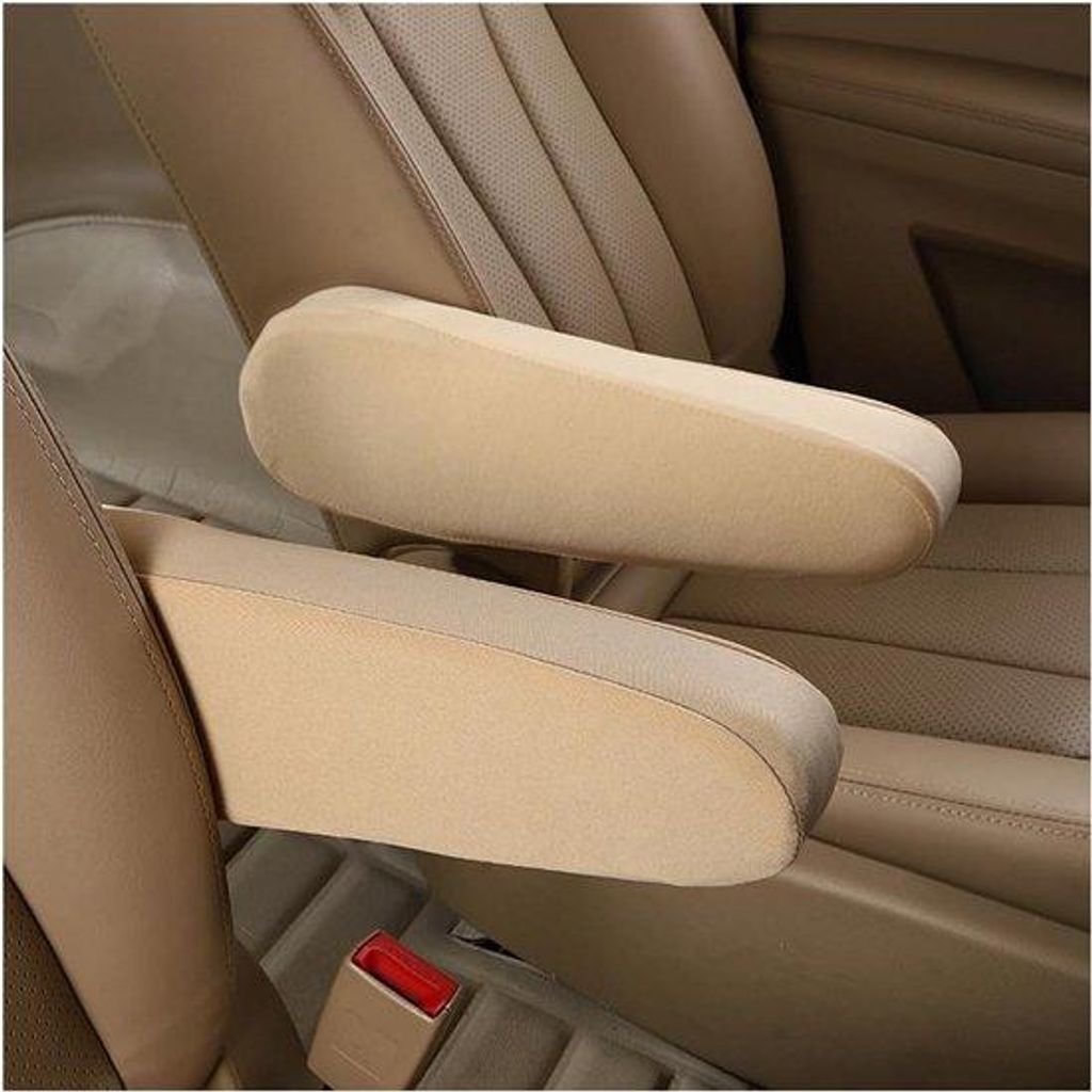 Auto Stoel Armsteunen Beige Kunststof Set 2 Stück