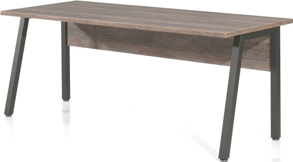 Meublorama NT-PRONTO-PRO4BU15*3C/37KG, Homeoffice, Rechteckige Form, Braun, MDF-Platten, 800 mm, 1500 mm
