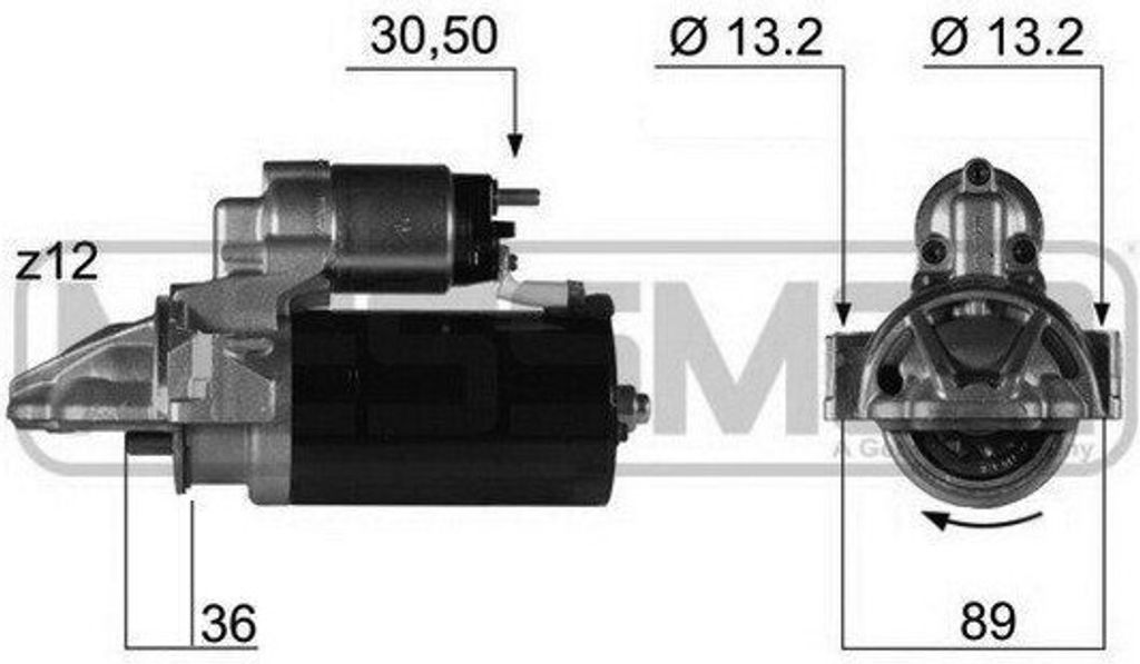 ERA 220353A - OE 5802 AS Anlasser, Starter für Jumper, Ducato, Transit, Transit Tourneo, Defender (L316), Boxer