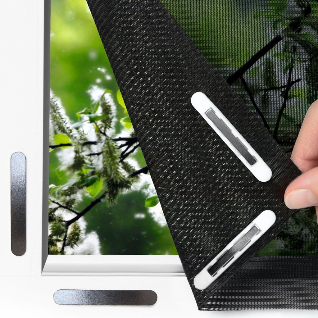EASYmaxx Siatka ochronna przed owadami i pyłkiem, 130 x 150 Zdjęcie produktu 
