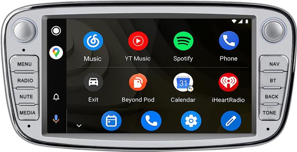 Android Autoradio 7 Zoll 64GB für Ford 5000CD 6000CD CarPlay Android Auto Navi Bluetooth DAB+ Rückfahrkamera