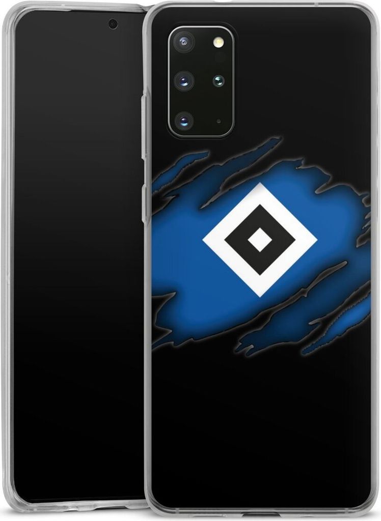 DeinDesign Handyhülle für Samsung Galaxy S20 Plus Silikon Hülle Case Smartphone Schutzhülle HSV Hamburger SV Offizielles Lizenzprodukt