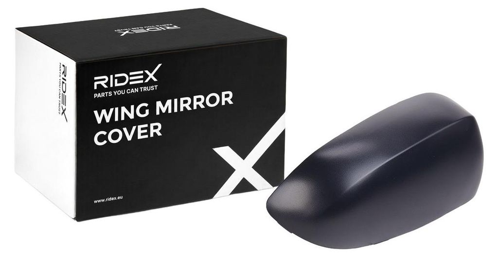 RIDEX 23A0182 Außenspiegel Abdeckung Kappe Links für OPEL Corsa C Schrägheck (X01) Spiegelkappe