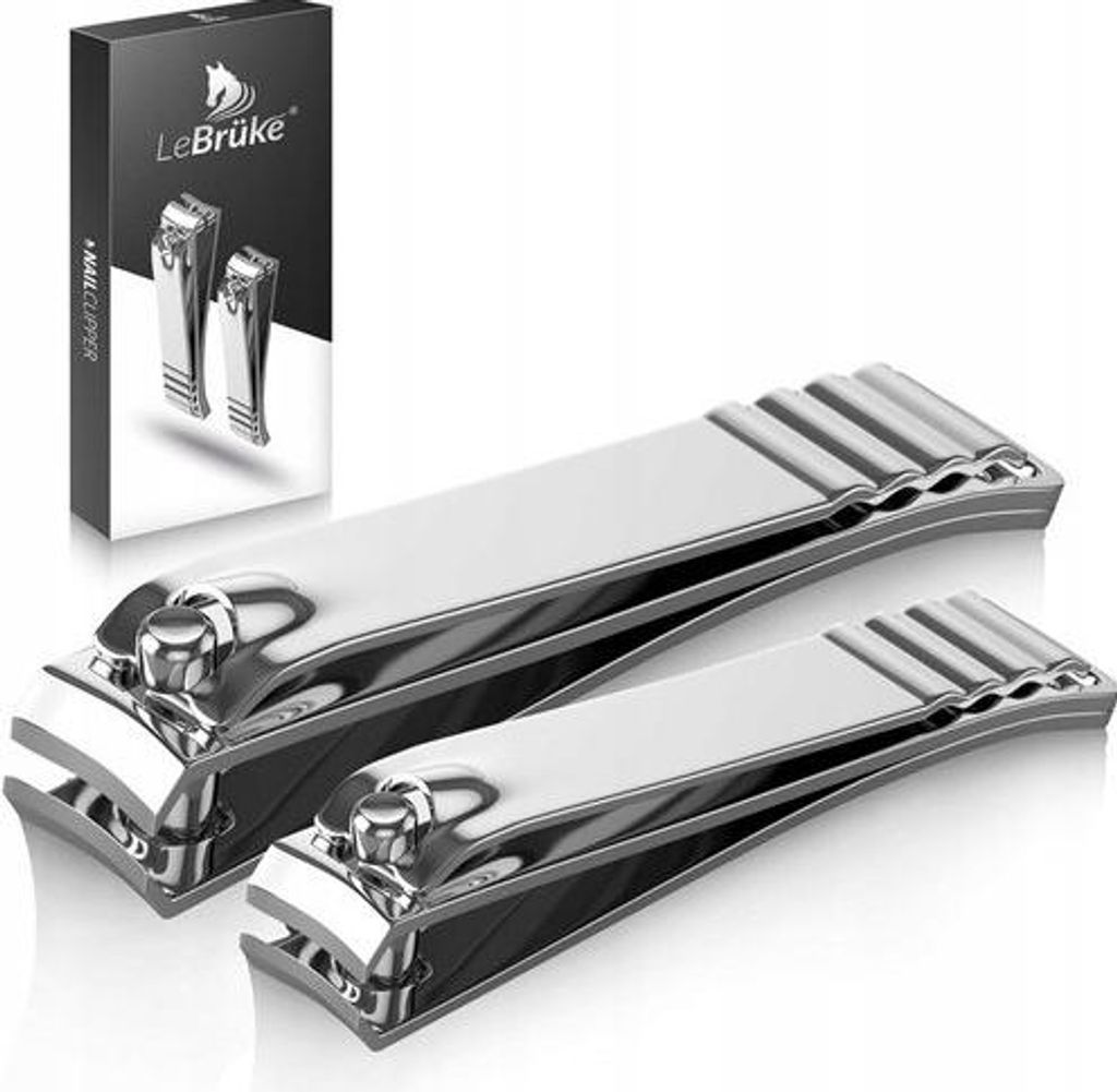 Set mit 2 Nagelknipsern aus Edelstahl