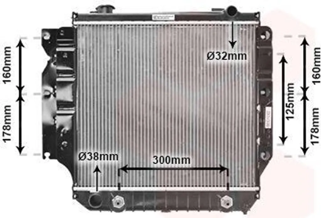 Radiateur refroidissement moteur anti-surchauffe pour Jeep Wrangler II