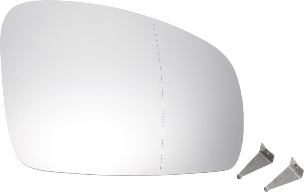 Autospiegelglas rechts für Skoda Fabia 2007-2014 mit Heizung und weißem Glas mit Trägerplatte asphärisch ersetzen für SKODA ROOMSTER