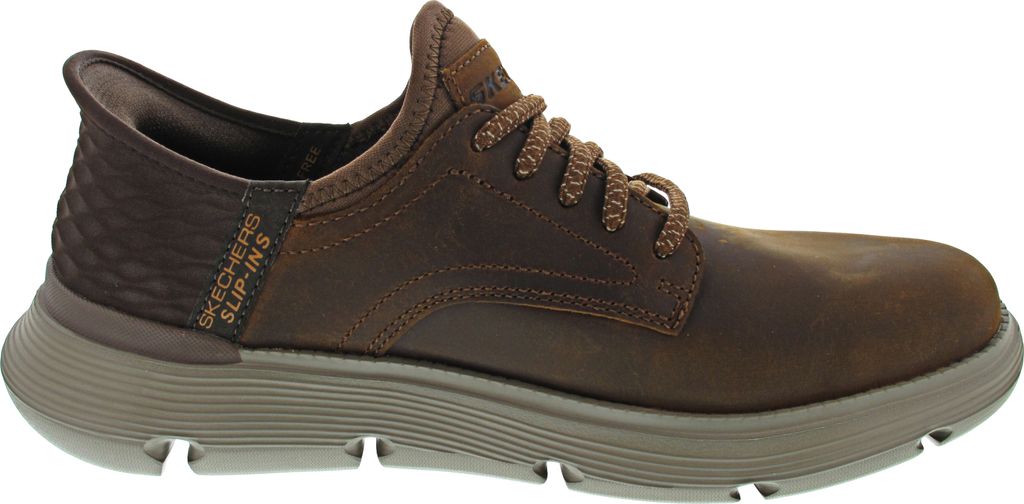 Skechers Slip-Ins: Garza - Gervin Sportief - Donkerbruin - Maat 47.5