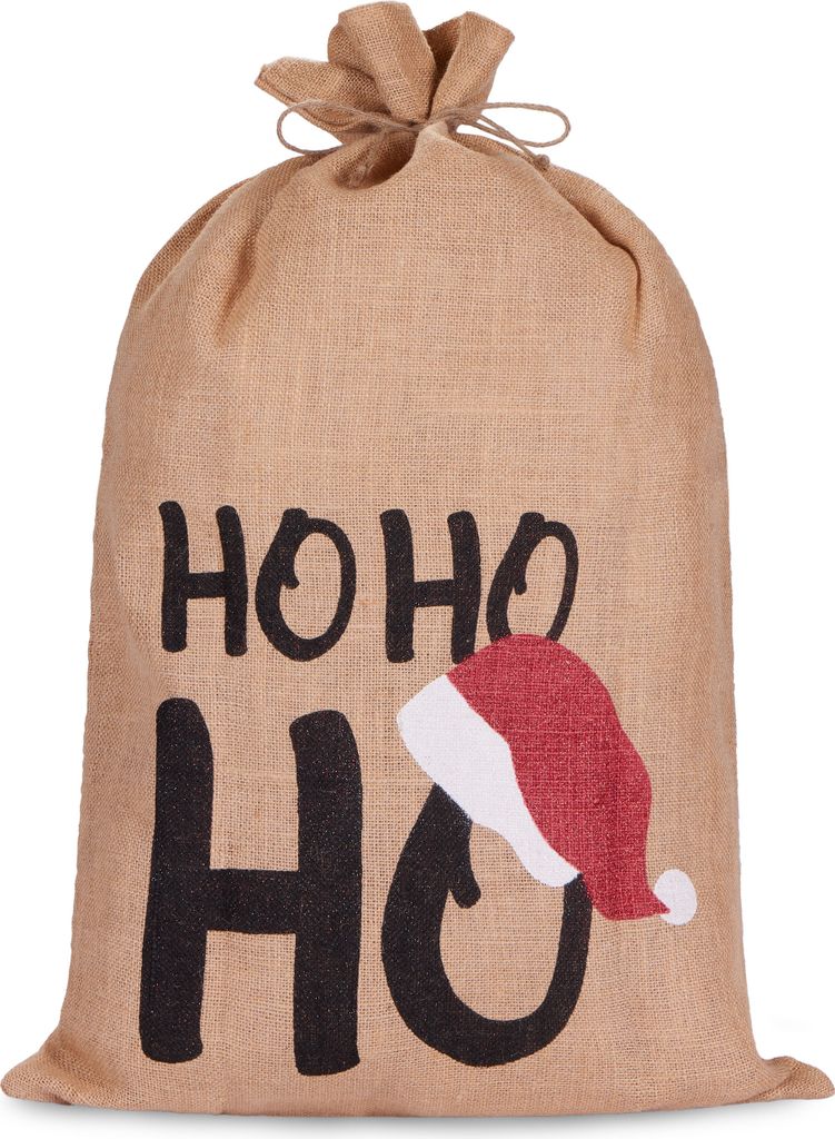 BRUBAKER Świąteczny worek Ho Ho Ho - 80 cm Świąteczny worek Zdjęcie produktu