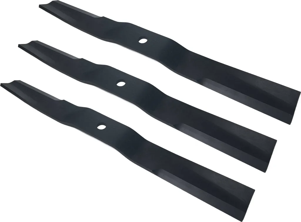 3 Lame 63cm per Iseki SF300-370 e SSM72 | Risparmio e Qualità Acciaio 50CrV4