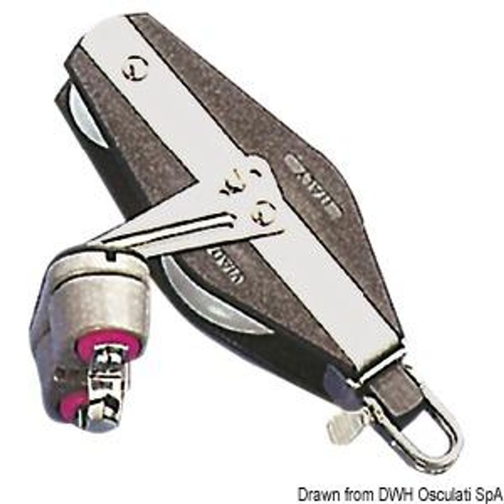Doppelt fiddle Block mit cam B Osculati 55.077.10