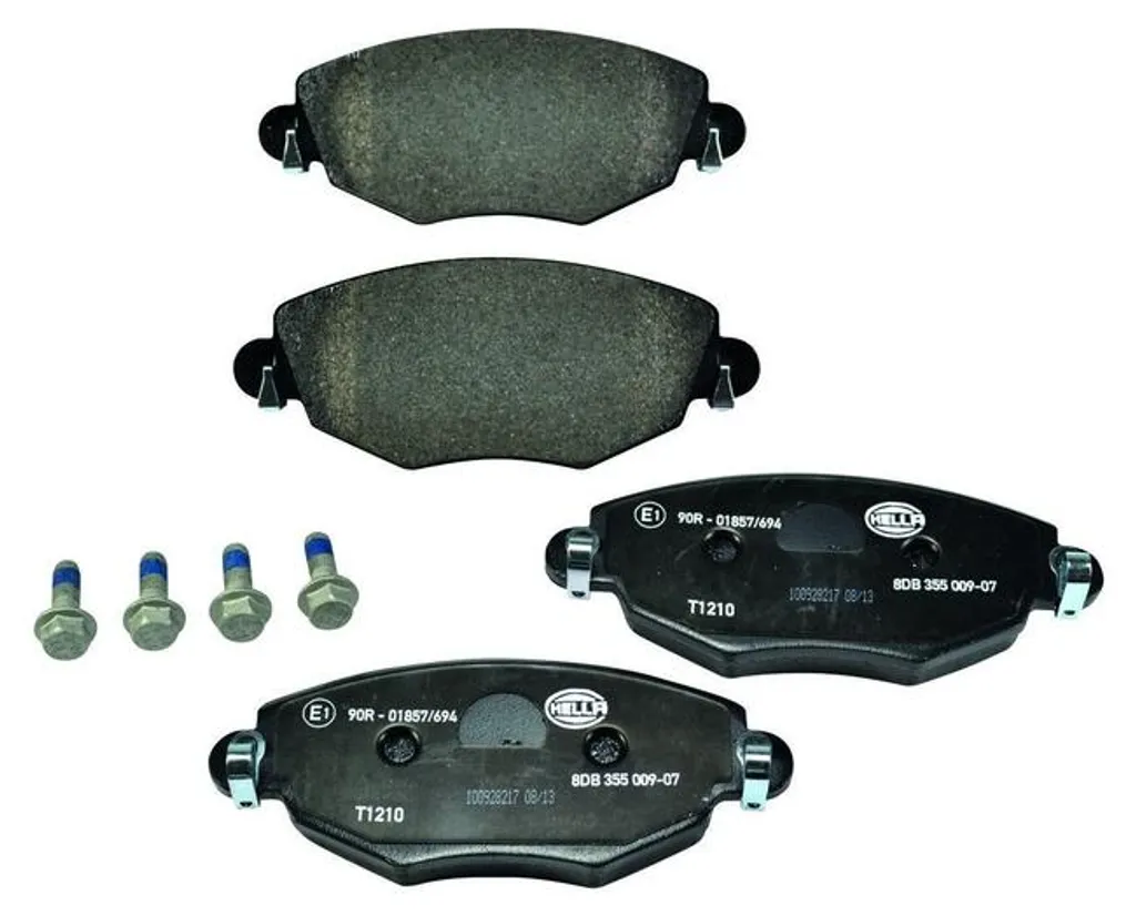Plaquettes de frein avant HELLA - Confort acoustique pour FORD JAGUAR