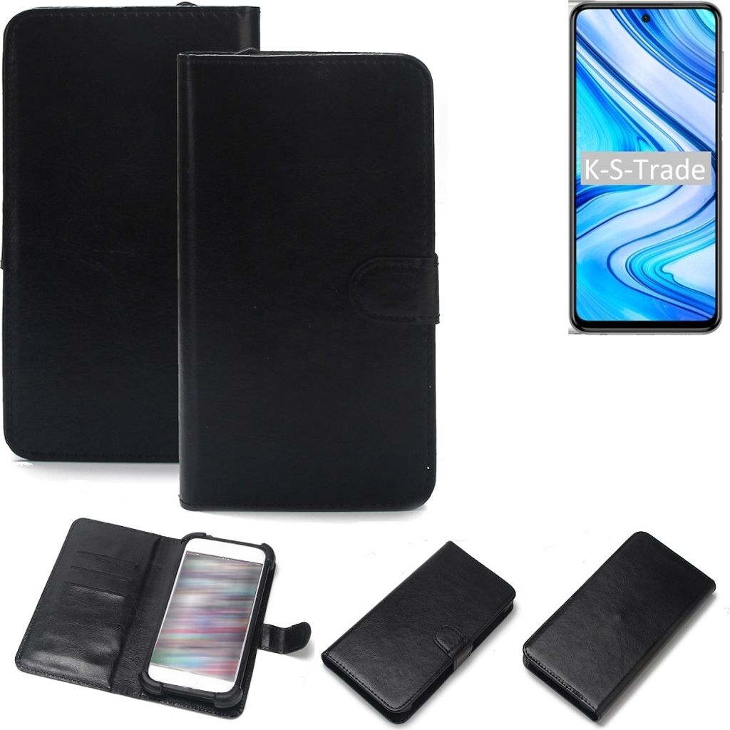 K-S-Trade Handyhülle Schutzhülle kompatibel mit Xiaomi Redmi Note 9S Handy Schutz Hülle Handyhülle Bumper schwarz 1x