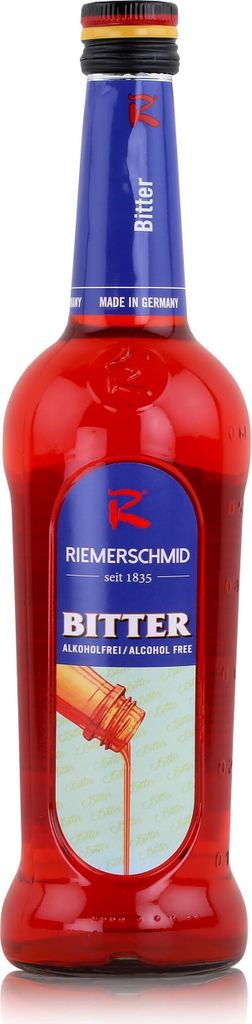 Riemerschmid Bar-Sirup Bitter Alkoholfrei 0,7L- Cocktails Produktbild 