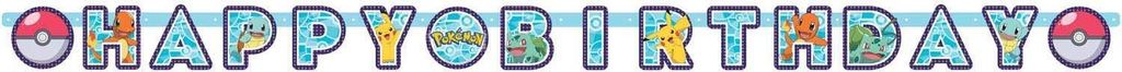 Párty girlanda Pokémon - Happy Birthday - narozeniny - 218 Obrázek produktu 6