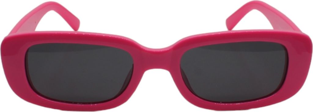 Moderne Damen Sonnenbrille Pink Rechteckig Oval Schmal Polarisiert Festivalbrille Luxxada