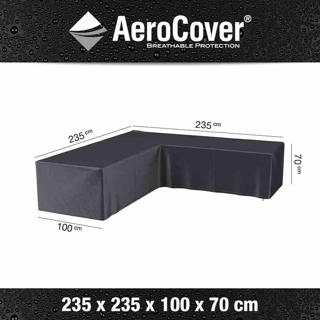 AeroCover Eck-Lounge-Hülle L-form 235x235x100x70cm, Patio Produktbild 