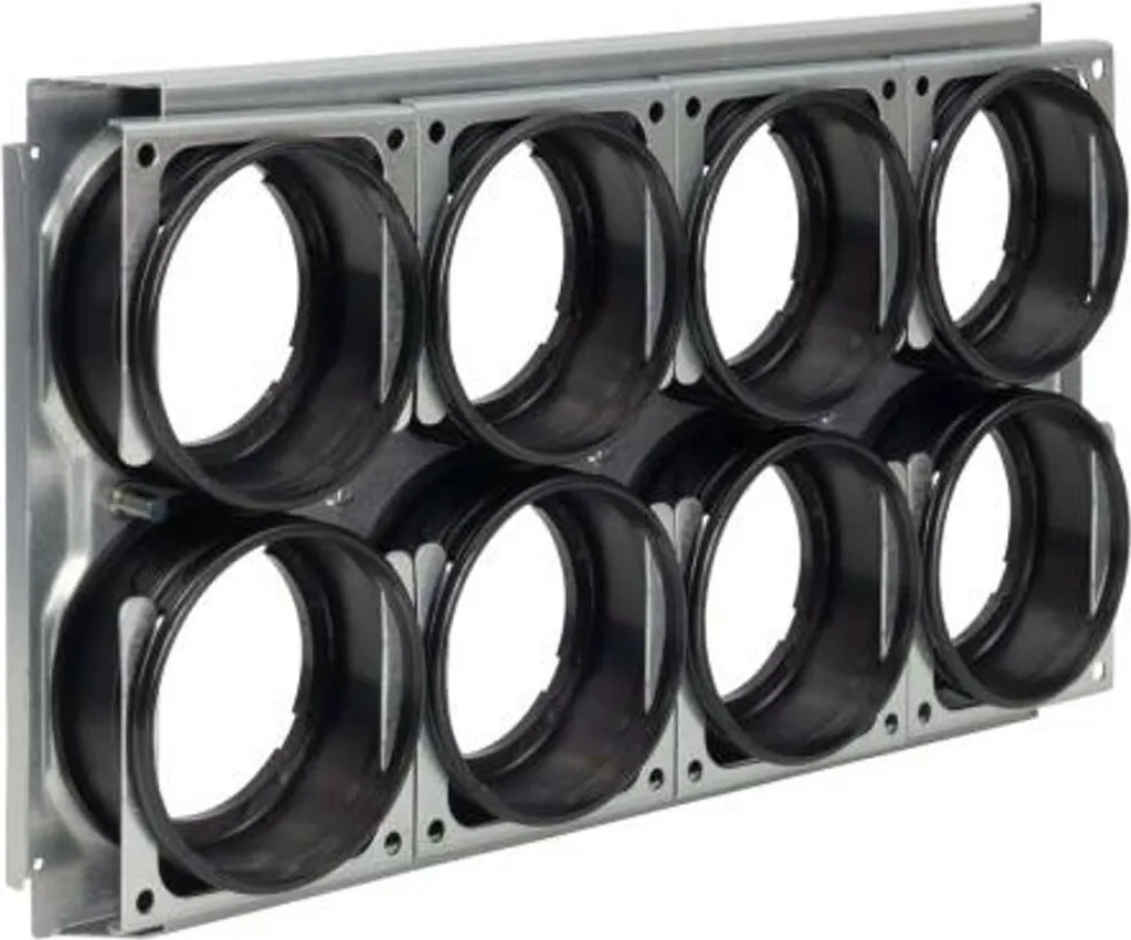 Plaque Zehnder ComfoWell-M 420 avec 8 piquages de 90mm haute étanchéité