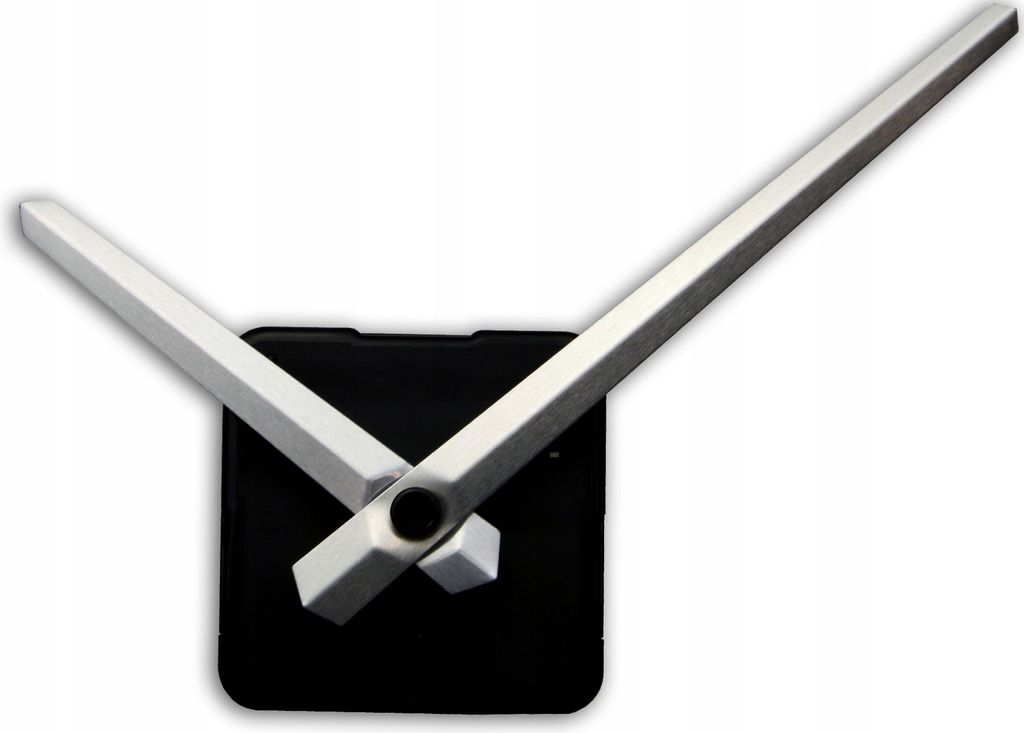 Geräuschloses Quarzwerk Silberfarbene Zeiger 11 cm, Produktbild 