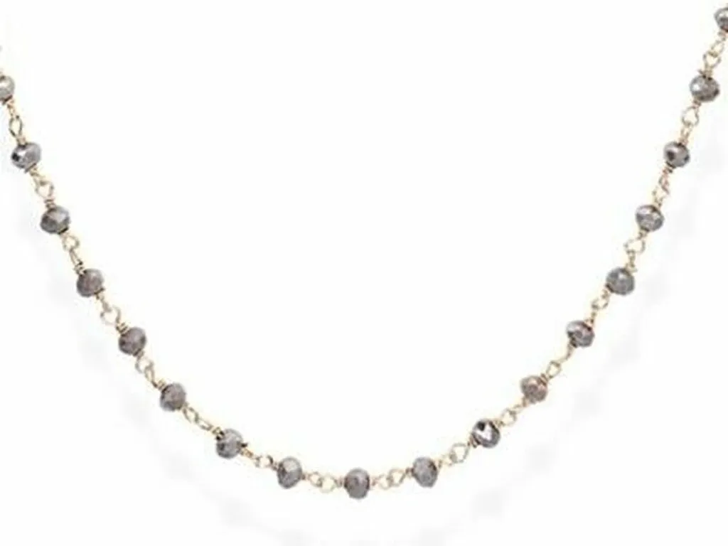Collier Amen CLRF45 en Argent Rhodié pour femme avec détails croix