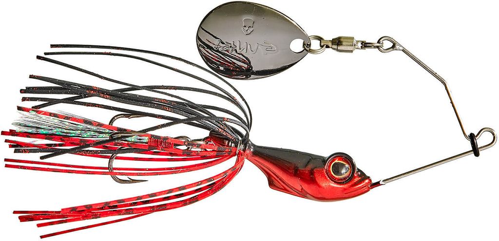 Gunki Alvin Mini Spinnerbait 5,6g Black & Red