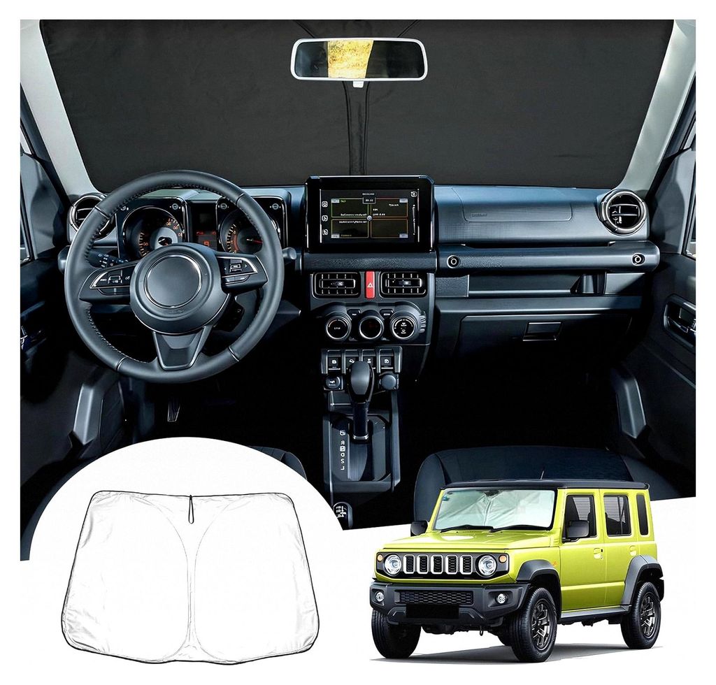 Sonnenschutz für die Frontscheibe des Suzuki Jimny 2018-2024