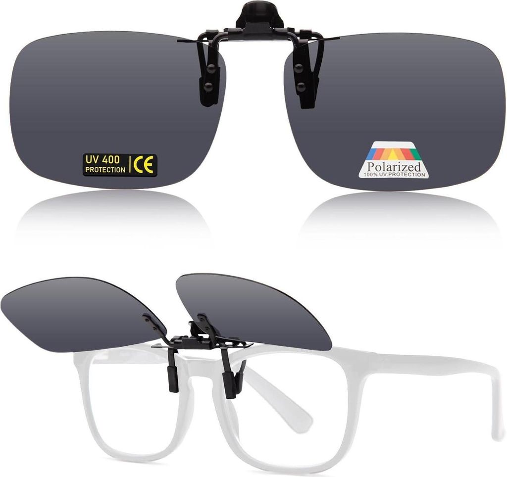Clip-On Polarisierte Sonnenbrille UV400 Schutz Produktbild 