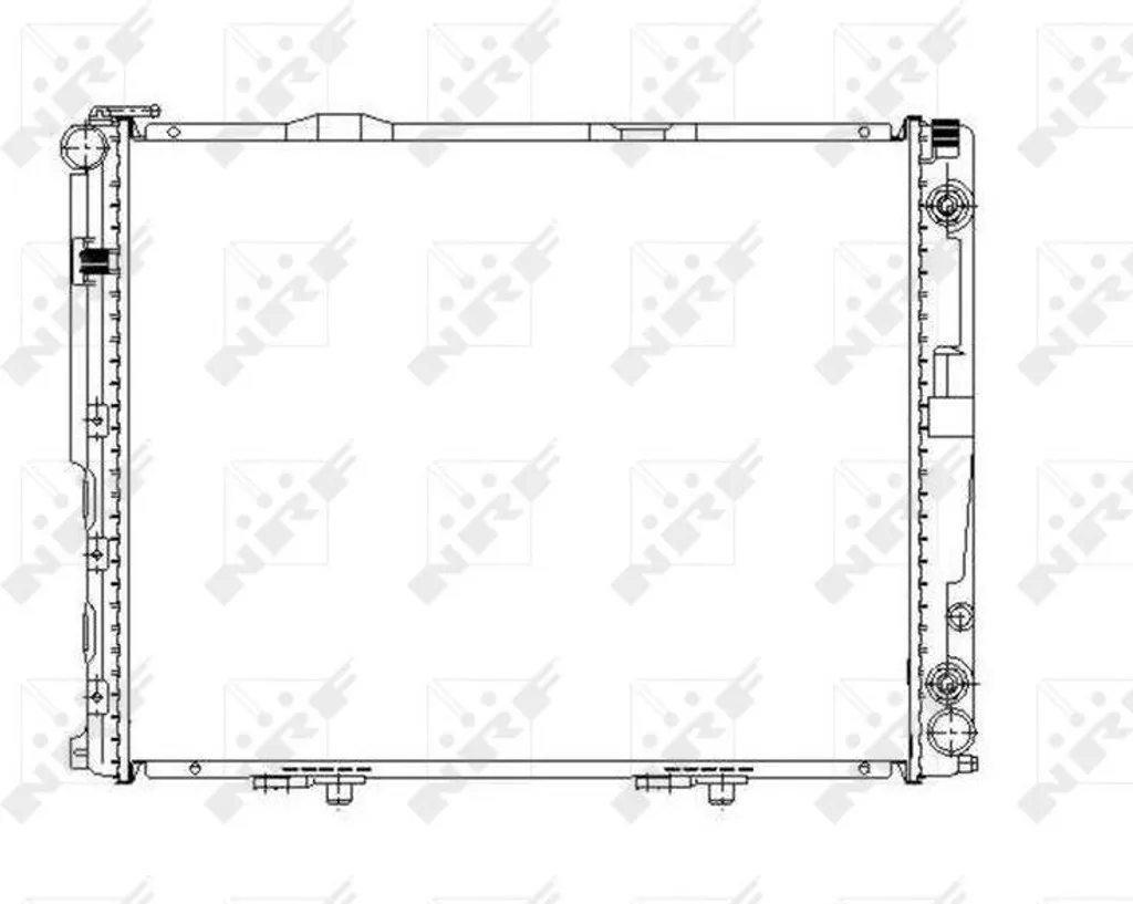 Évitez la Surchauffe : Radiateur Moteur Mercedes S124 Classe E OE 1245002302