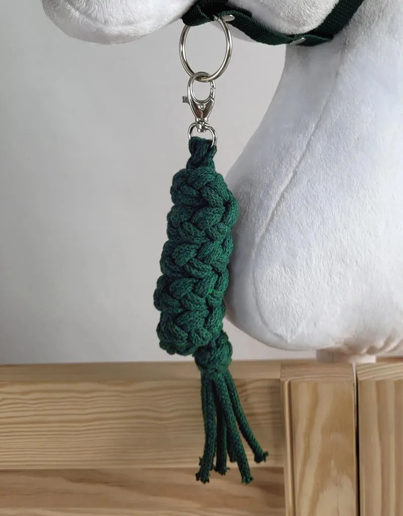 Accessoire Hobby Horse A3 : Bride Robuste et Corde Vert Bouteille Chic - 2