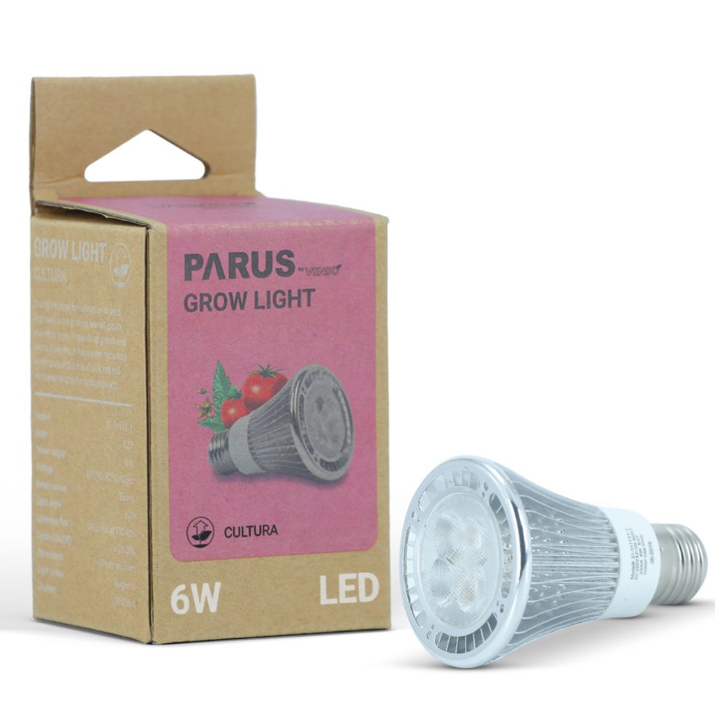Parus LED Pflanzenlampe, Vollspektrum, E27 6W