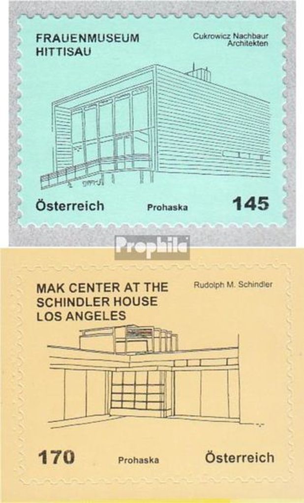 Briefmarken Österreich 2012 Mi 2976-2977 (kompl.Ausg.) postfrisch Kunsthäuser