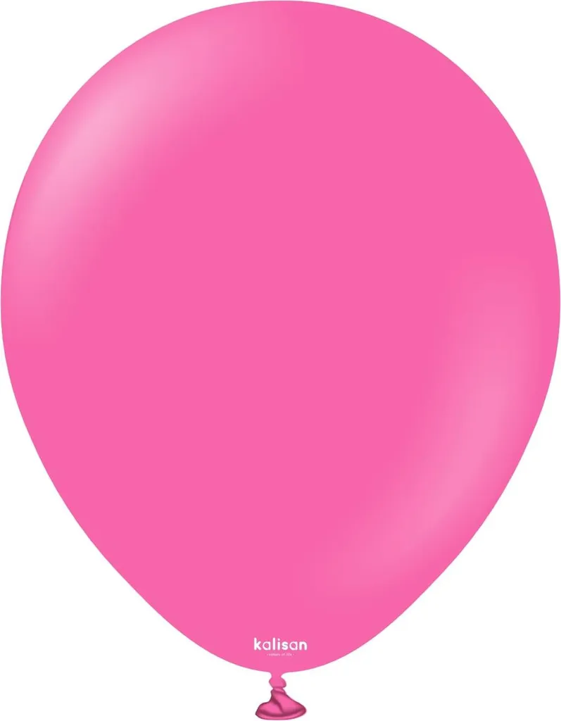 Ballons latex Fuchsia résistants 30 cm Kalisan - Pack professionnel 100