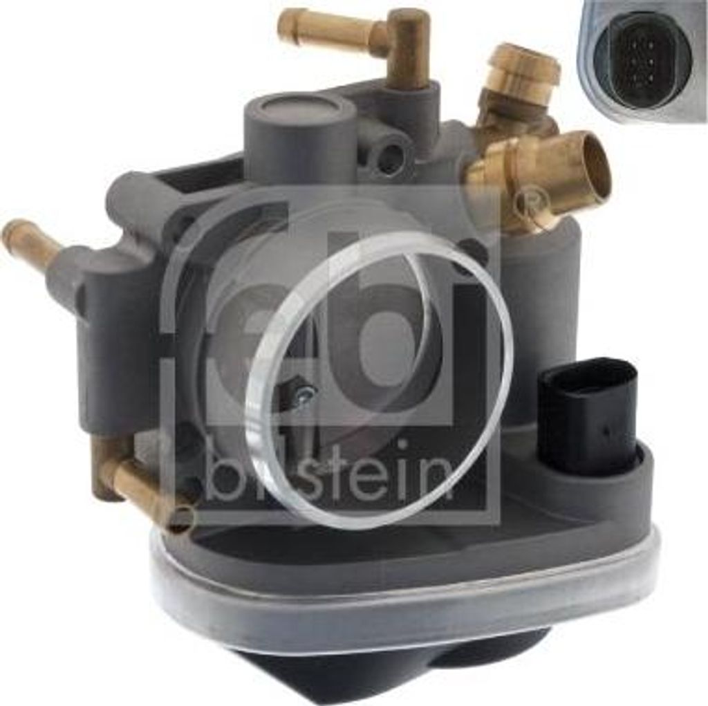 FEBI BILSTEIN 100799 Drosselklappengehäuse OE 55562380 kompatibel mit Cruze, Astra H, Signum, Vectra, Zafira, Epica, Passat 3C