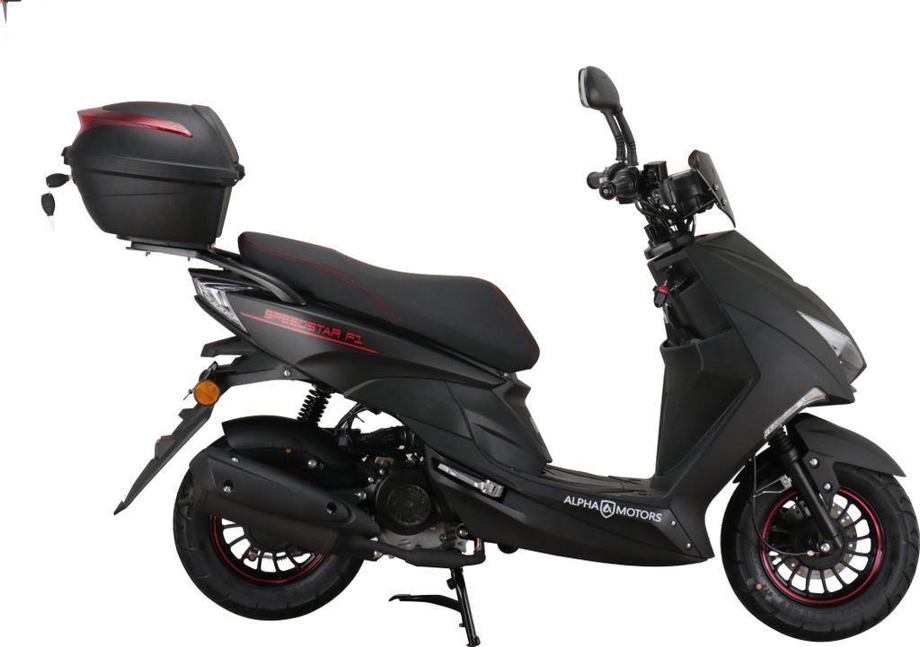 Motorroller Speedstar FI 50 ccm 45 km/h EURO 5 mattschwarz Produktbild 8