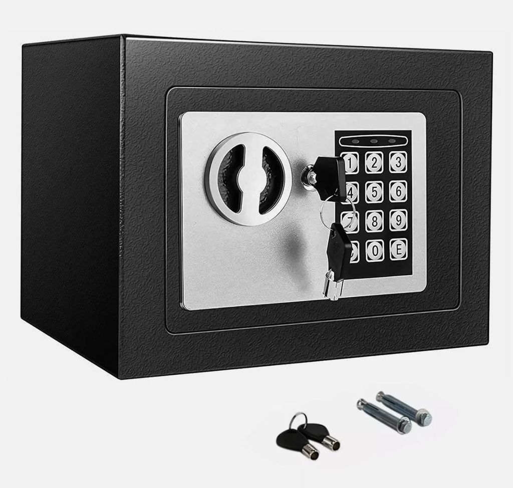 4,6 L Minisafe Elektronischer Safe Tresor Wandtresor Möbeltresor Geldschrank