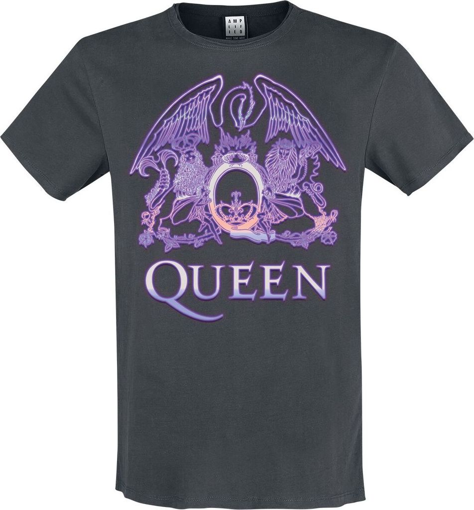 Queen T-Shirt Herren Amplified Collection - Neon Sign Produktbild 