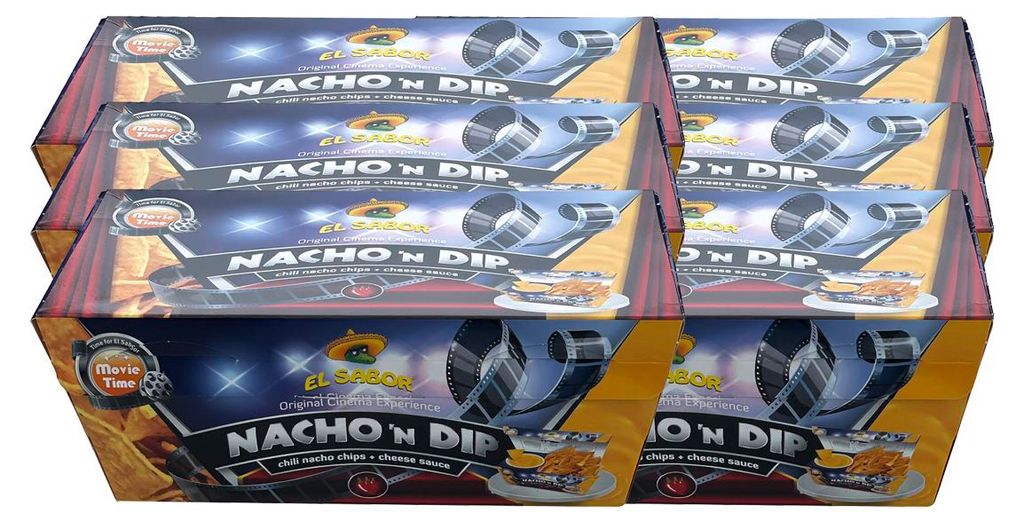 El Sabor Nacho n Dip Cheese Chili Nachos mit Cheese Dip Produktbild 