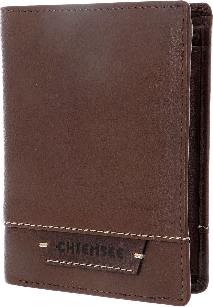 CHIEMSEE Leder Geldbörse Paraguay Wallet High With Flap Brown braun