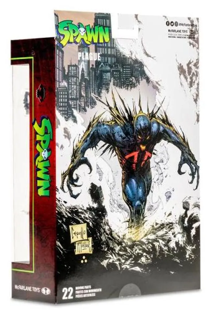 Statue articulée Spawn Plague 18 cm McFarlane pour collectionneur - 10