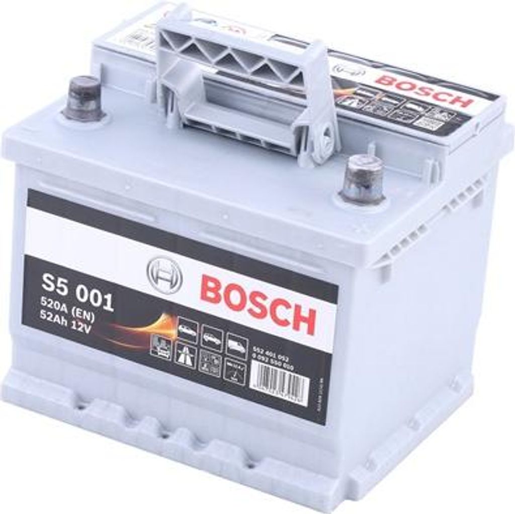 BOSCH S5 Starterbatterie 12V 52Ah 520A/EN LB1 Batterie