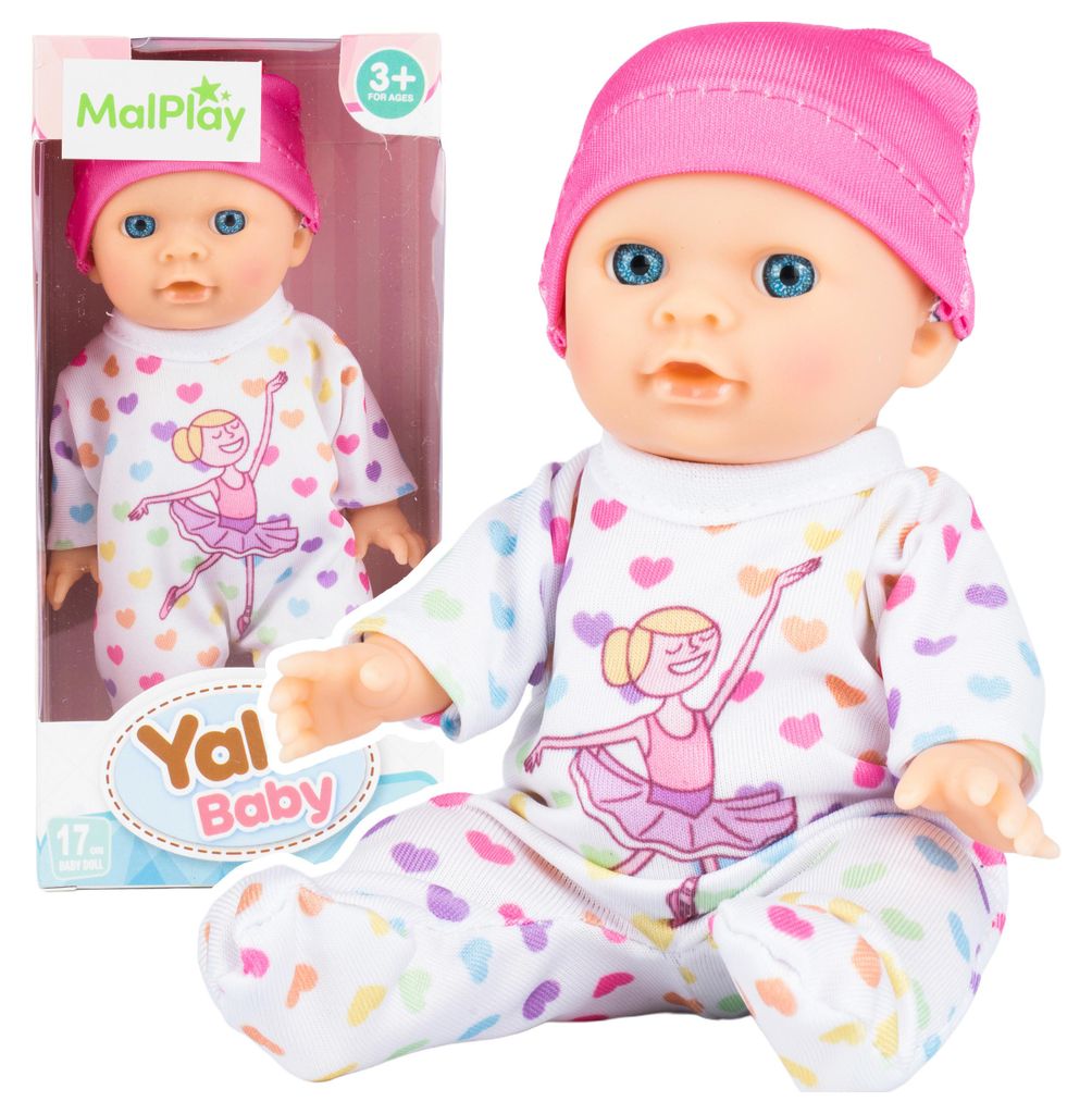 Maplay Bambola Bambola Bambola Neonato 17 cm Bambina Immagine del prodotto 