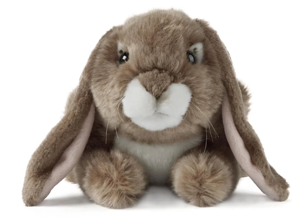 Lapin Brun Living Nature Peluche Écologique avec Rembourrage Recyclé 25cm