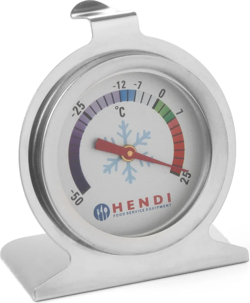 Termometro da Frigo Hendi 60x40x70mm - Monitoraggio HACCP Acciaio