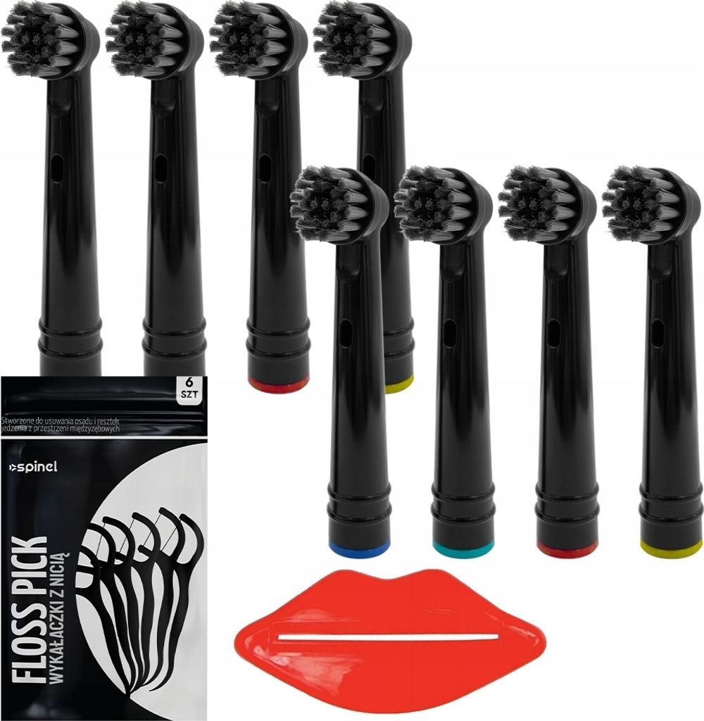 Oral-B Aufsteckbürsten Precision Clean Schwarz 8 Stück Aktivkohle Dupont