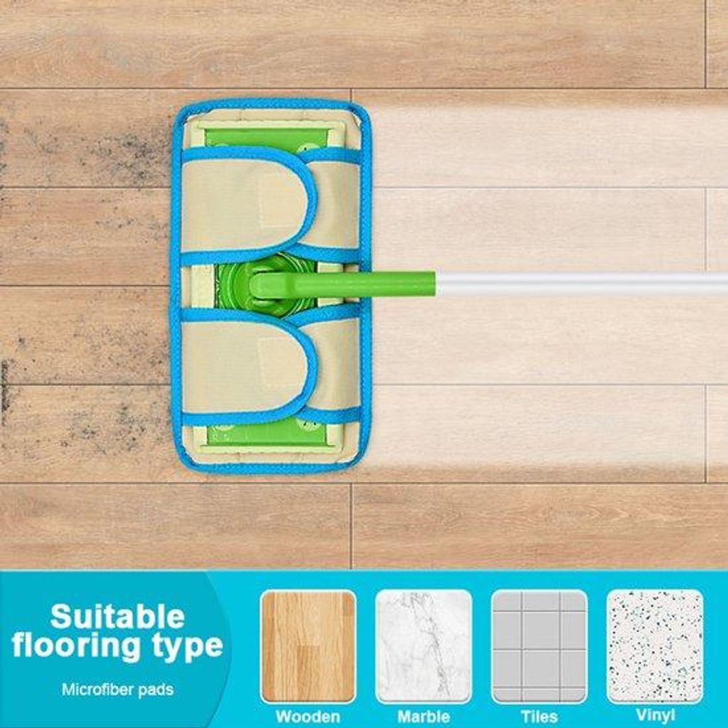 Microfiber-Mop-Ersatzkissen für nasses und trockenes Gebrauch 3-teiliges Mikrofaser-Tuchset