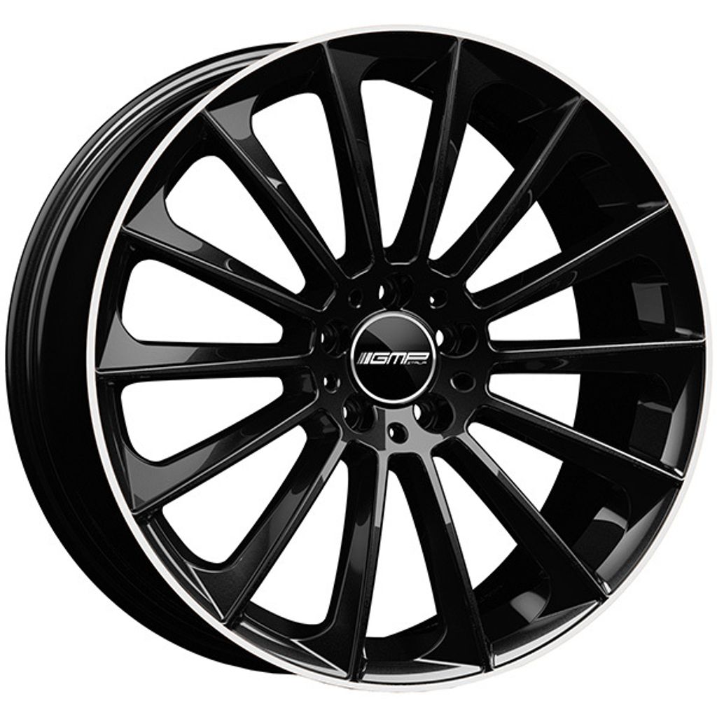 Alufelge Gmp Stellar 9X22 5X108 Et 45 Black Diamond Lip