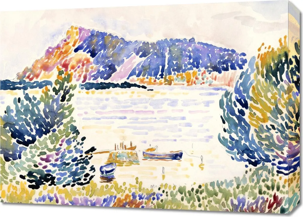 Tableau vintage Henri-Edmond Cross Cap 70x50 impression haute qualité