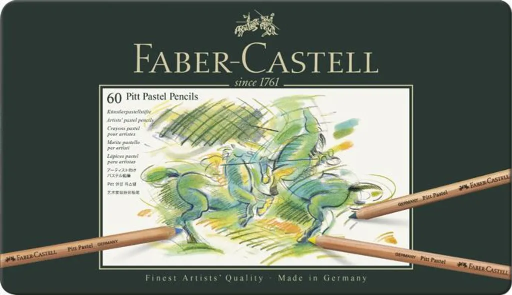 Crayons de couleur Pitt Pastell Faber-Castell mine xl haute densité - 6