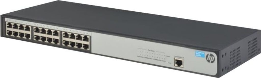 Hewlett Packard Enterprise OfficeConnect 1620 24G, Managed, L2, Gigabit Ethernet (10/100/1000), Vollduplex, Rack-Einbau, 1U